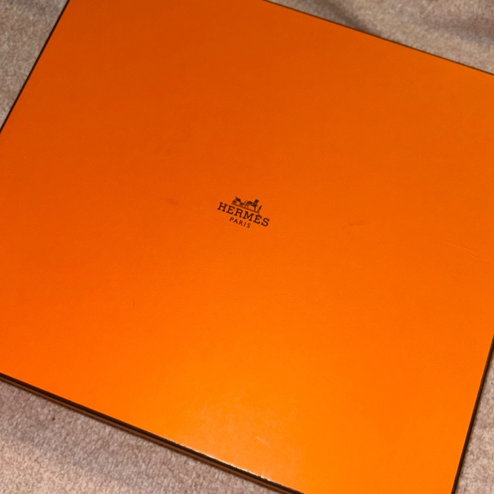 empty Hermes authentic box